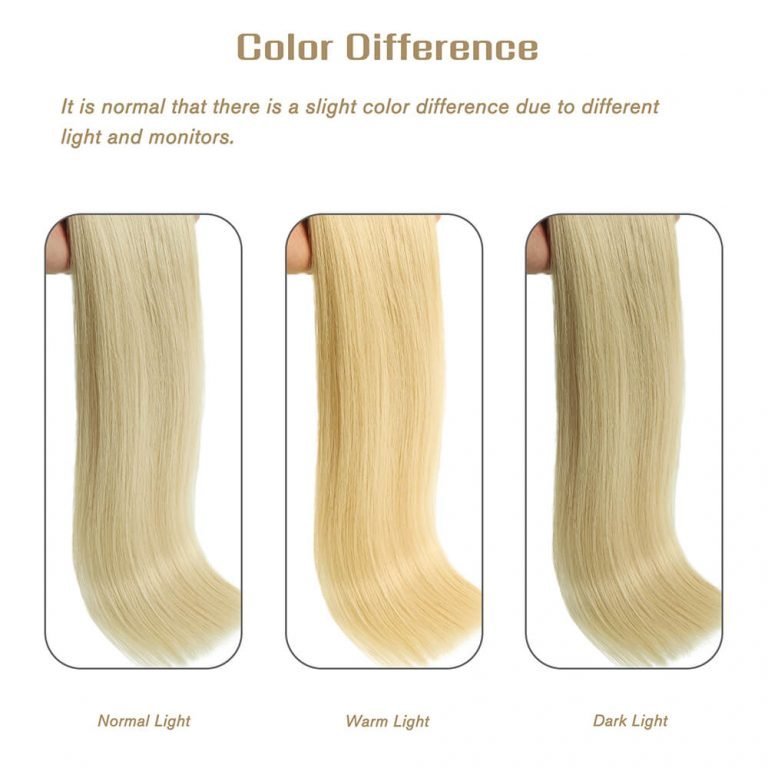 Clip-in Hair Extensions 18 & 20 Inch Blonde 100% Remy Human Hair Extensions - SMOKKIN