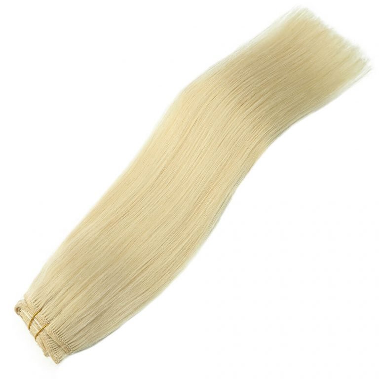 Clip-in Hair Extensions 18 & 20 Inch Blonde 100% Remy Human Hair Extensions - SMOKKIN