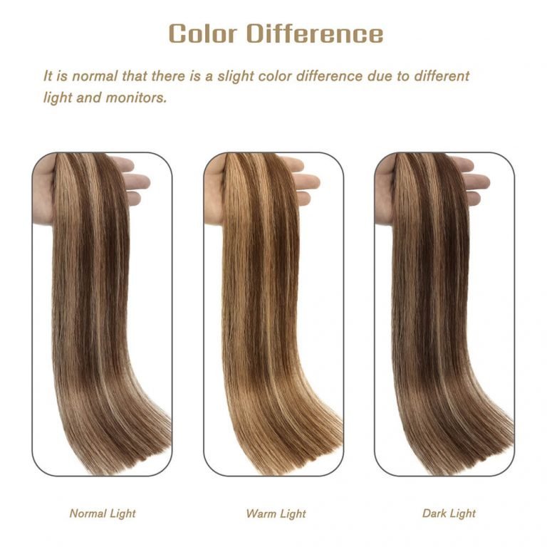 Clip-in Hair Extensions 18 & 20 Inch Chocolate 100% Remy Human Hair Extensions - SMOKKIN